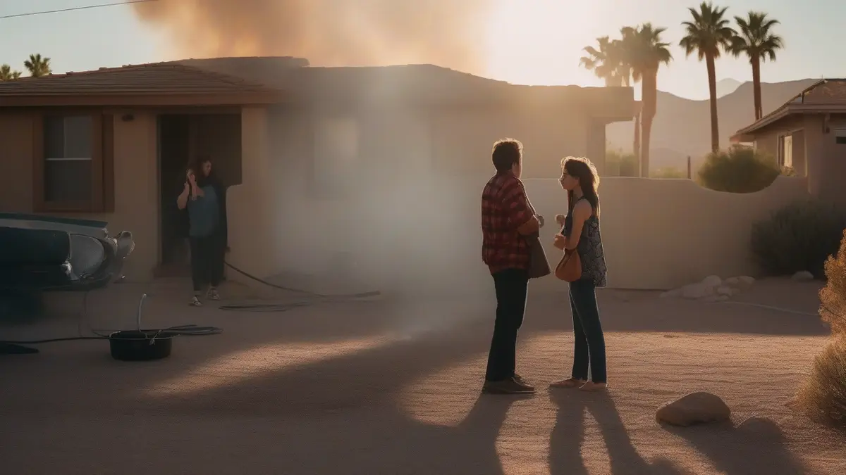 Mystery stranger saves Las Vegas family from house fire