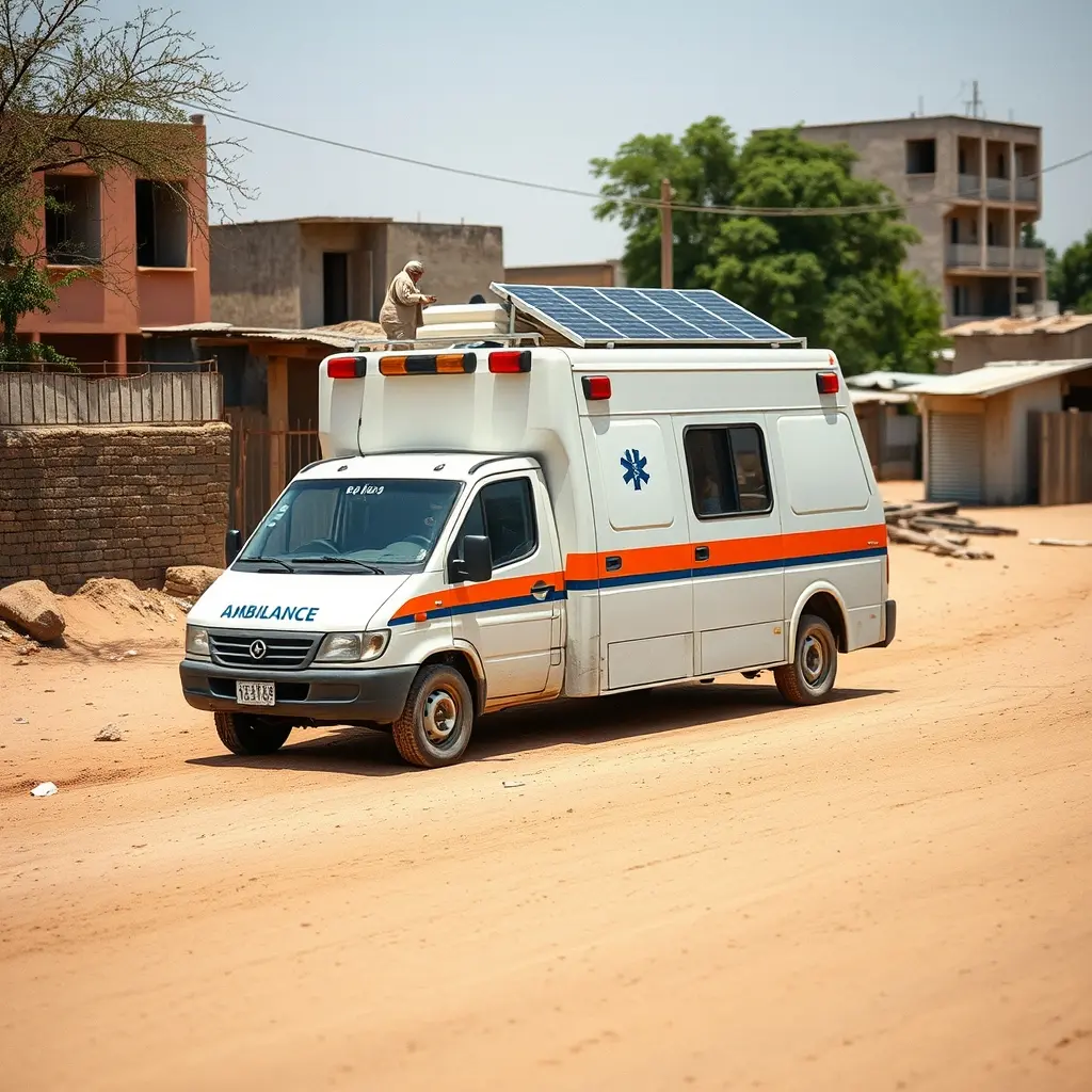 'The world's first solar-powered ambulance': Mobile clinic brings healthcare off-grid