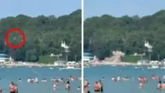 Why is a Ukrainian drone hitting a Russian beach significant?